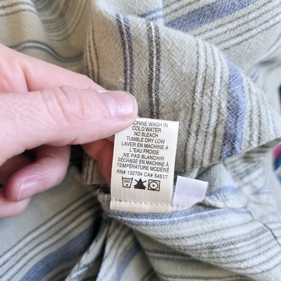 Anthro. Cloth & Stone Striped Casual Dress - Picture 8 of 8